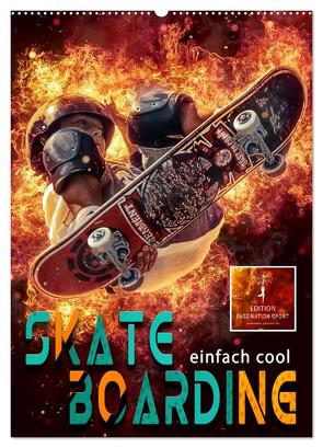 Skateboarding – einfach cool (Wandkalender 2024 DIN A2 hoch), CALVENDO Monatskalender von Roder,  Peter