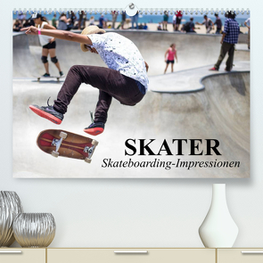 Skater. Skateboarding-Impressionen (Premium, hochwertiger DIN A2 Wandkalender 2023, Kunstdruck in Hochglanz) von Stanzer,  Elisabeth