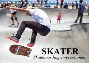 Skater. Skateboarding-Impressionen (Tischkalender 2022 DIN A5 quer) von Stanzer,  Elisabeth