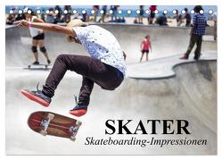 Skater. Skateboarding-Impressionen (Tischkalender 2024 DIN A5 quer), CALVENDO Monatskalender von Stanzer,  Elisabeth