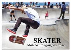 Skater. Skateboarding-Impressionen (Wandkalender 2024 DIN A2 quer), CALVENDO Monatskalender von Stanzer,  Elisabeth