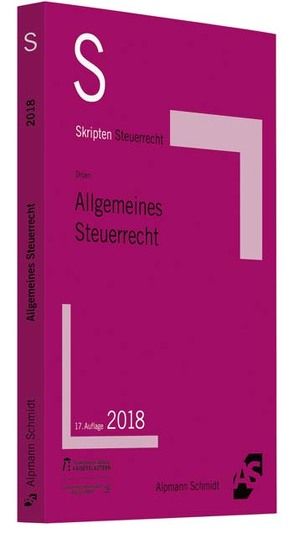 Skript Allgemeines Steuerrecht von Drüen,  Klaus-Dieter