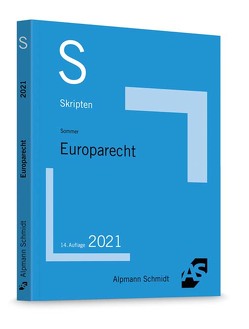 Skript Europarecht von Sommer,  Christian