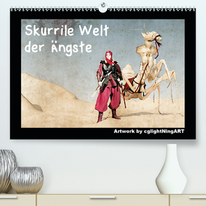Skurrile Welt der Ängste (Premium, hochwertiger DIN A2 Wandkalender 2020, Kunstdruck in Hochglanz) von Winkler - cglightNingART,  Stefanie