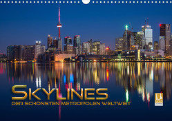 Skylines der schönsten Metropolen weltweit (Wandkalender 2024 DIN A3 quer) von Utz,  Renate