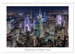 Skylines of New York (Wandkalender 2024 DIN A4 quer), CALVENDO Monatskalender von Schröder - ST-Fotografie,  Stefan