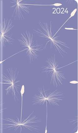 Slimtimer Style Pusteblume 2024 – Taschen-Kalender 9×15,6 cm – Weekly – 128 Seiten – Notiz-Buch – mit Info- und Adressteil – Alpha Edition