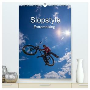Slopestyle Extrembiking (hochwertiger Premium Wandkalender 2024 DIN A2 hoch), Kunstdruck in Hochglanz von Drees,  Andreas
