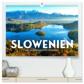 Slowenien – Ein unterschätztes Reiseziel. (hochwertiger Premium Wandkalender 2024 DIN A2 quer), Kunstdruck in Hochglanz von SF,  SF