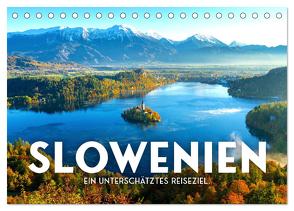 Slowenien – Ein unterschätztes Reiseziel. (Tischkalender 2024 DIN A5 quer), CALVENDO Monatskalender von SF,  SF