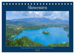 Slowenien – Eine visuelle Reise durch das Land der Kontraste (Tischkalender 2024 DIN A5 quer), CALVENDO Monatskalender von Graupner,  Denise