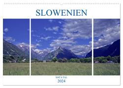 Slowenien – Soca Tal (Wandkalender 2024 DIN A2 quer), CALVENDO Monatskalender von Hadler,  Alfred
