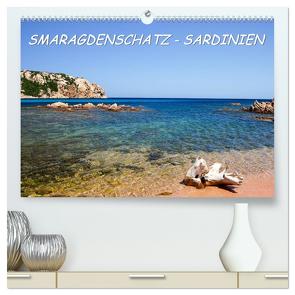 SMARAGDENSCHATZ – SARDINIEN (hochwertiger Premium Wandkalender 2024 DIN A2 quer), Kunstdruck in Hochglanz von BRASCHI,  BRASCHI