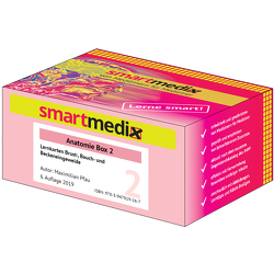 SmartMedix Lernkarten Anatomie Box 2: Brust-, Bauch- und Beckeneingeweide von Pfau,  Maximilian