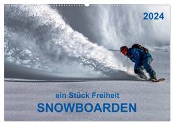 Snowboarden – ein Stück Freiheit (Wandkalender 2024 DIN A2 quer), CALVENDO Monatskalender von Roder,  Peter