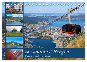 So schön ist Bergen (Tischkalender 2024 DIN A5 quer), CALVENDO Monatskalender von Eppele,  Klaus