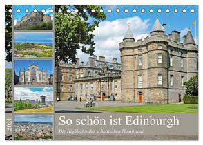 So schön ist Edinburgh (Tischkalender 2024 DIN A5 quer), CALVENDO Monatskalender von Eppele,  Klaus