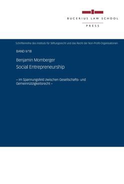 Social Entrepreneurship von Momberger,  Benjamin