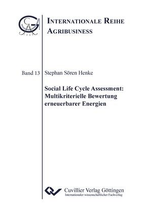 Social Life Cycle Assessment von Henke,  Stephan Sören