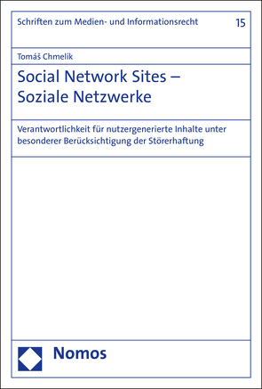 Social Network Sites – Soziale Netzwerke von Chmelik,  Tomas