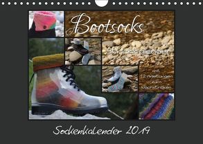 Sockenkalender Bootsocks 2019 (Wandkalender 2019 DIN A4 quer) von myohrengarn.ch, und Viola Borer,  Denise
