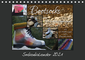 Sockenkalender Bootsocks 2021 (Tischkalender 2021 DIN A5 quer) von myohrengarn.ch, und Viola Borer,  Denise