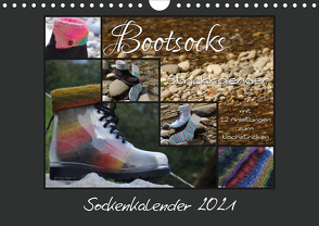 Sockenkalender Bootsocks 2021 (Wandkalender 2021 DIN A4 quer) von myohrengarn.ch, und Viola Borer,  Denise