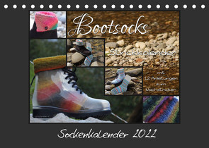 Sockenkalender Bootsocks 2022 (Tischkalender 2022 DIN A5 quer) von myohrengarn.ch, und Viola Borer,  Denise