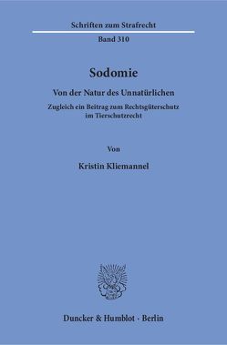 Sodomie. von Kliemannel,  Kristin