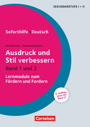 Soforthilfe – Deutsch von Brenner,  Gerd, Deckers,  Jeannette