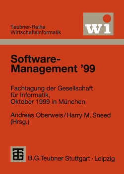 Software-Management ’99 von Oberweis,  Andreas, Sneed,  Harry M