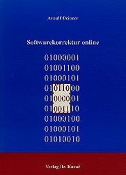 Softwarekorrektur online von Deinzer,  Arnulf