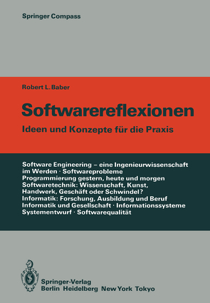 Softwarereflexionen von Baber,  Robert L., Raufelder,  Erdmuthe