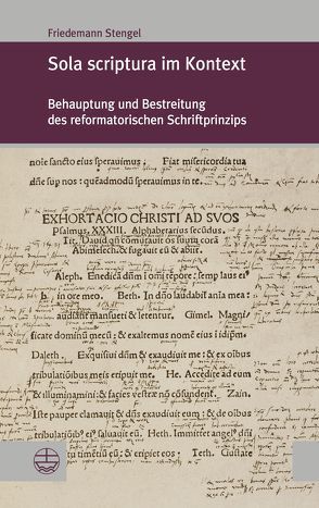 Sola scriptura im Kontext von Stengel,  Friedhelm