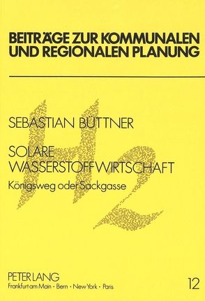 Solare Wasserstoffwirtschaft von Büttner,  Sebastian