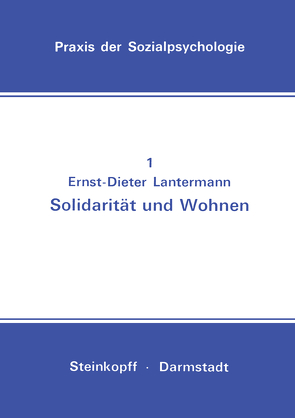 Solidarität und Wohnen von Lantermann,  Ernst-Dieter