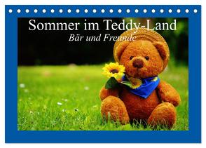 Sommer im Teddy-Land. Bär und Freunde (Tischkalender 2024 DIN A5 quer), CALVENDO Monatskalender von Stanzer,  Elisabeth