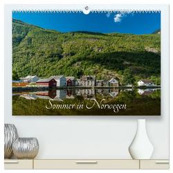 Sommer in Norwegen (hochwertiger Premium Wandkalender 2024 DIN A2 quer), Kunstdruck in Hochglanz von photography,  romanburri
