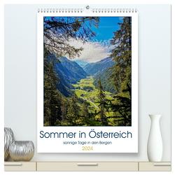 Sommer in Österreich – sonnige Tage in den Bergen (hochwertiger Premium Wandkalender 2024 DIN A2 hoch), Kunstdruck in Hochglanz von Roder,  Julia
