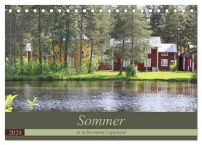 Sommer in Schwedens Lappland (Tischkalender 2024 DIN A5 quer), CALVENDO Monatskalender von Flori0,  Flori0