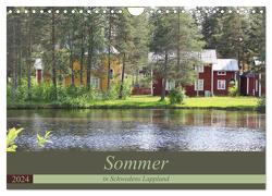 Sommer in Schwedens Lappland (Wandkalender 2024 DIN A4 quer), CALVENDO Monatskalender von Flori0,  Flori0
