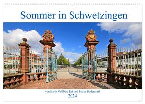 Sommer in Schwetzingen von Karin Vahlberg Ruf und Petrus Bodenstaff (Wandkalender 2024 DIN A2 quer), CALVENDO Monatskalender von Bodenstaff Karin Vahlberg Ruf,  Petrus