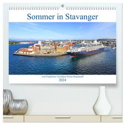 Sommer in Stavanger vom Frankfurter Taxifahrer Petrus Bodenstaff (hochwertiger Premium Wandkalender 2024 DIN A2 quer), Kunstdruck in Hochglanz von Bodenstaff Karin Vahlberg Ruf,  Petrus