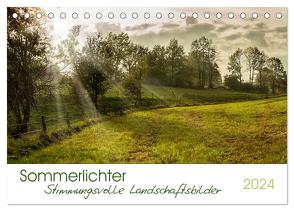 Sommerlichter – Stimmungsvolle Landschaftsbilder (Tischkalender 2024 DIN A5 quer), CALVENDO Monatskalender von Geisdorf,  Linda