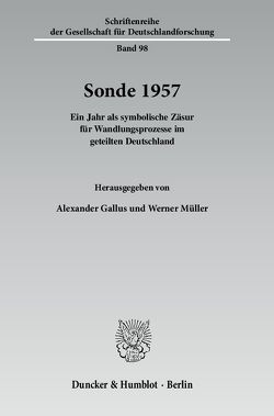 Sonde 1957. von Gallus,  Alexander, Mueller,  Werner