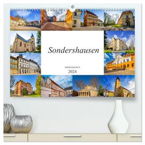 Sondershausen Impressionen (hochwertiger Premium Wandkalender 2024 DIN A2 quer), Kunstdruck in Hochglanz von Meutzner,  Dirk