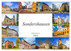 Sondershausen Impressionen (Wandkalender 2024 DIN A2 quer), CALVENDO Monatskalender von Meutzner,  Dirk