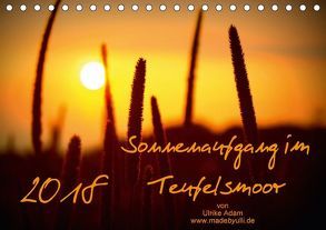 Sonnenaufgang im Teufelsmoor (Tischkalender 2018 DIN A5 quer) von Adam madebyulli.de,  Ulrike