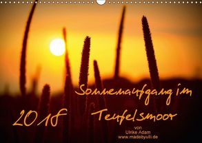Sonnenaufgang im Teufelsmoor (Wandkalender 2018 DIN A3 quer) von Adam madebyulli.de,  Ulrike