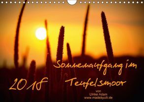 Sonnenaufgang im Teufelsmoor (Wandkalender 2018 DIN A4 quer) von Adam madebyulli.de,  Ulrike